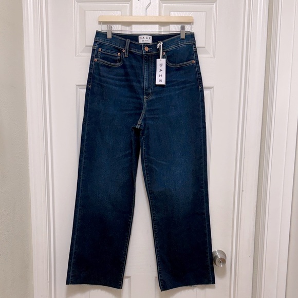 NWT DAZE DENIM Pleaser High Rise Ankle Wide Leg Jeans in Magic Hour - Picture 6 of 11